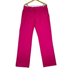 Royal & Awesome Golf Pants Straight Leg 36x32‎ Fuchsia Pink